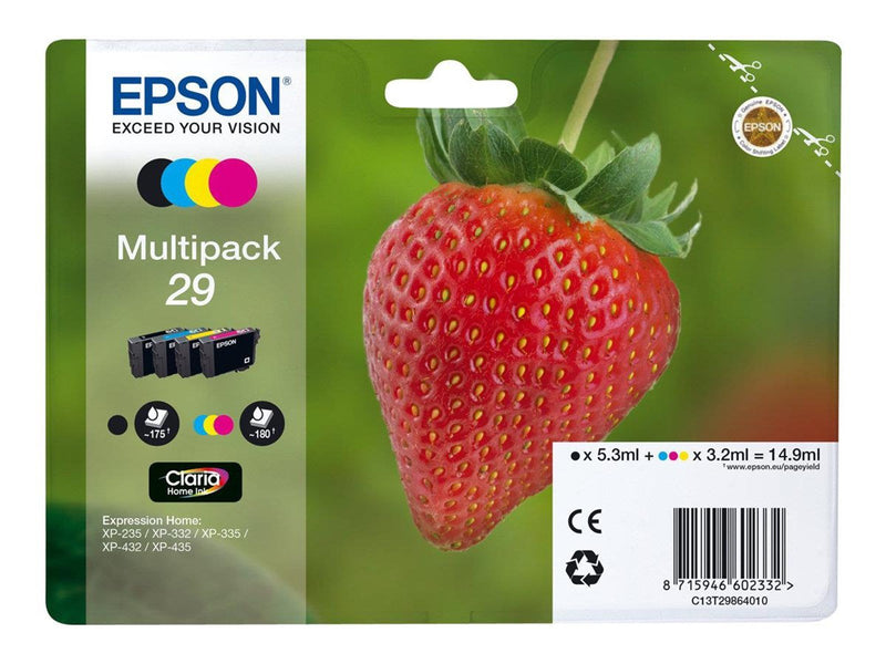 Epson 29 Multipack (Black Yellow Cyan Magenta) Ink - Tintenpatrone Cyan