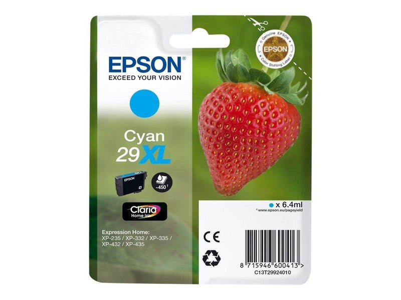 Epson 29XL Cyan Ink - Tintenpatrone Cyan