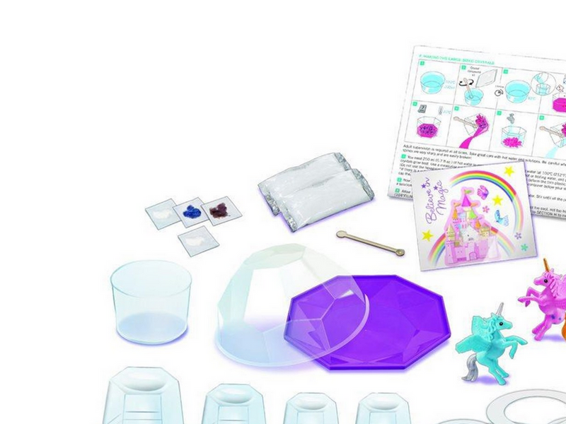 4M Crystal Growing - Magical Unicorn - Crystal Terrarium