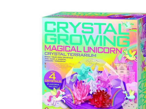 4M Crystal Growing - Magical Unicorn - Crystal Terrarium