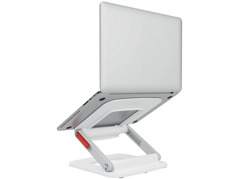 Leitz Ergo Verstellbarer Multi-Winkel Laptopständer, 63% recycelter Kunststoff, Weiß