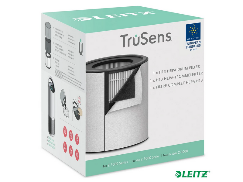 Leitz Ersatz 3-In-1 H13 HEPA-Filter für TruSens Z-3000 und Z-3500H großer Luftreiniger