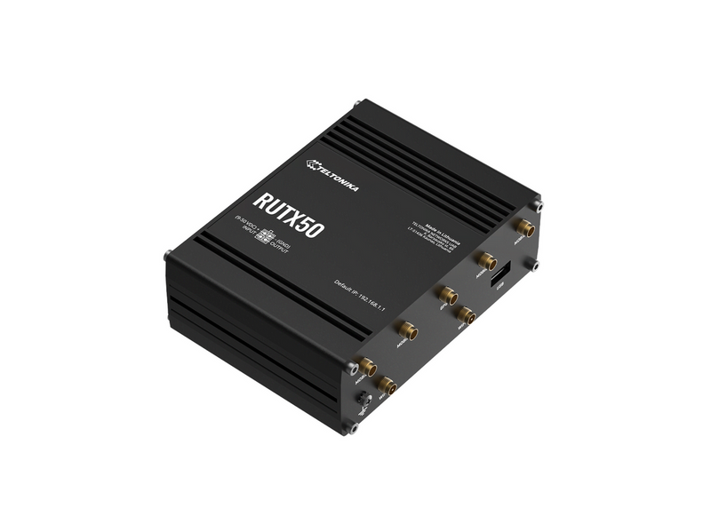 Teltonika RUTX50 Industrial 5G Router - Wireless router 802.11a/b/g/n/Wi-Fi 5 Wave 2