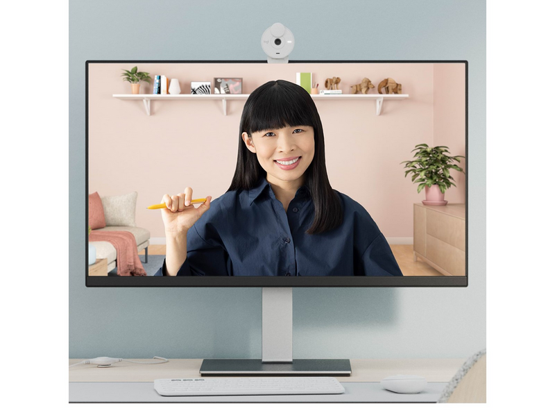 Logitech Brio 300 Full HD webcam - Off-White