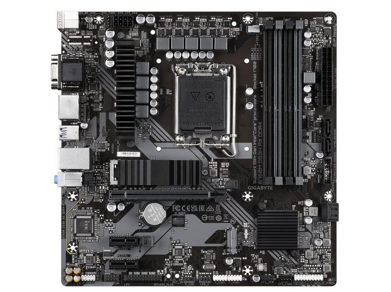 GIGABYTE B760M DS3H DDR4 Mainboard - Intel B760 - Intel LGA1700 - DDR4 RAM - Micro-ATX