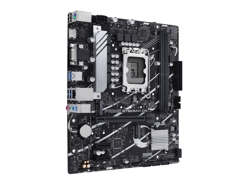 ASUS PRIME B760M-K D4 Mainboard - Intel B760 - Intel LGA1700 - DDR4 RAM - Micro-ATX
