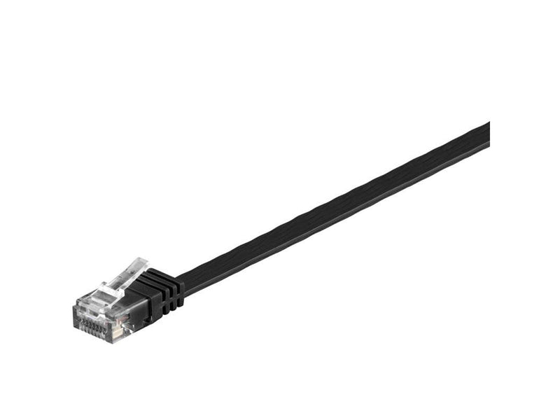 Pro LAN CAT 6 UTP Flat - Schwarz - 0.5 meter