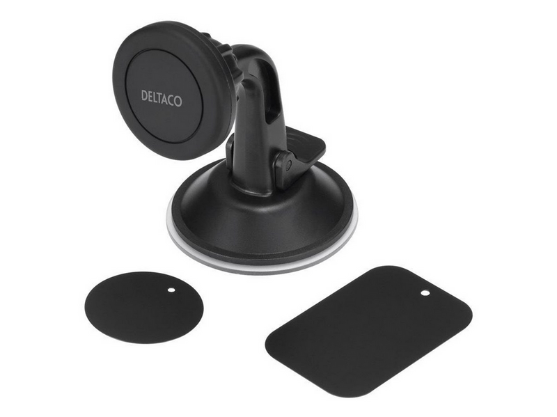 Deltaco ARM-C103 - car holder for mobile phone - magnetic suction mount