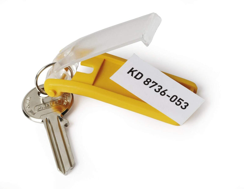 DURABLE Schlüsselanhänger KEY CLIP gelb - 6 Stück
