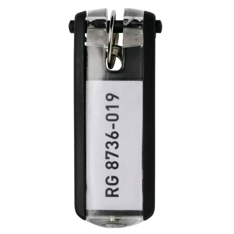 DURABLE Schlüsselanhänger KEY CLIP schwarz - 6 Stück