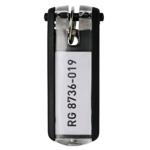DURABLE Schlüsselanhänger KEY CLIP schwarz - 6 Stück