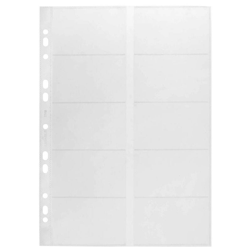 DURABLE Visitenkartenhüllen VISIFIX DIN A4 - 10 Stück