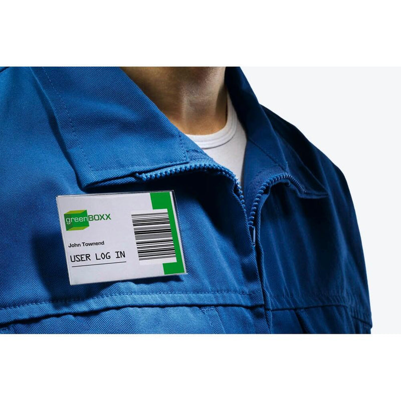 DURABLE Namensschilder mit Kombiklemme 9,0 x 5,4 cm - 50 Stück