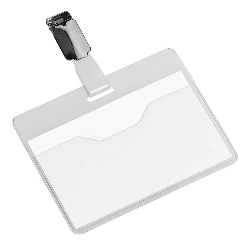 DURABLE Namensschilder mit Clip 9,0 x 6,0 cm - 25 Stück