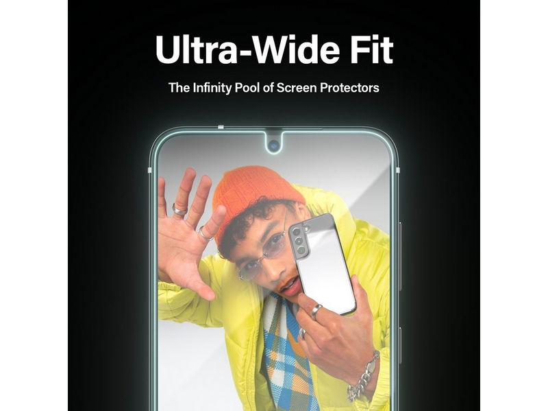 PanzerGlass Screen Protector Samsung Galaxy S23 | Ultra-Wide Fit w. EasyAligner