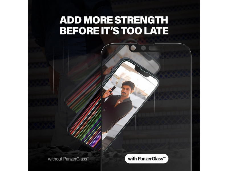 PanzerGlass Privacy Screen Protector Apple iPhone 14 Plus | 13 Pro Max | Ultra-Wide Fit w. EasyAligner