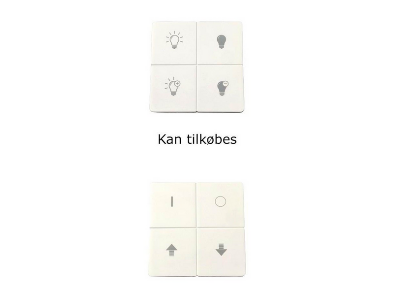 Light Solutions Lightbee ZigBee-Schalter für FUGA - Austauschbare Tasten