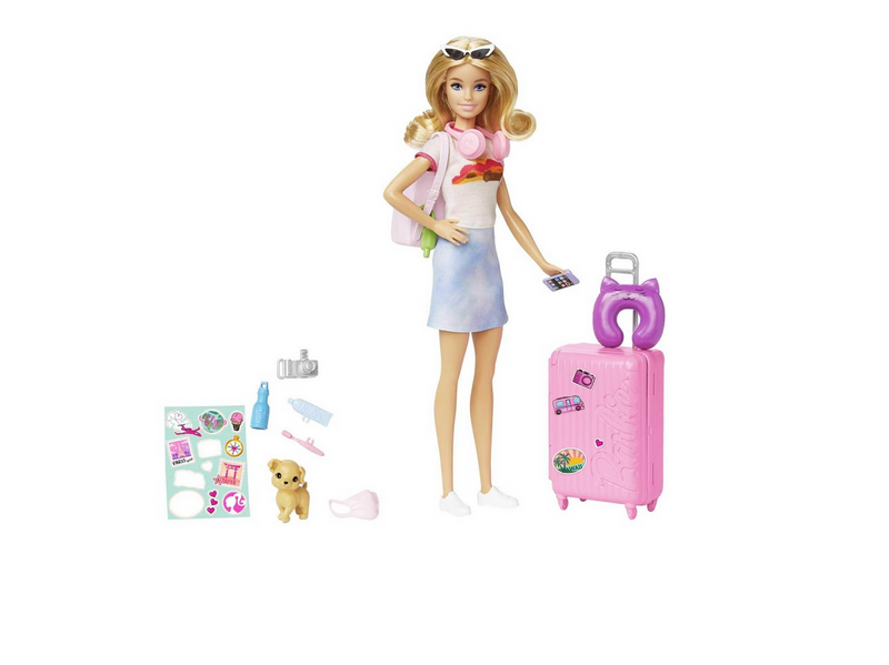 Barbie Travel Set With Puppy