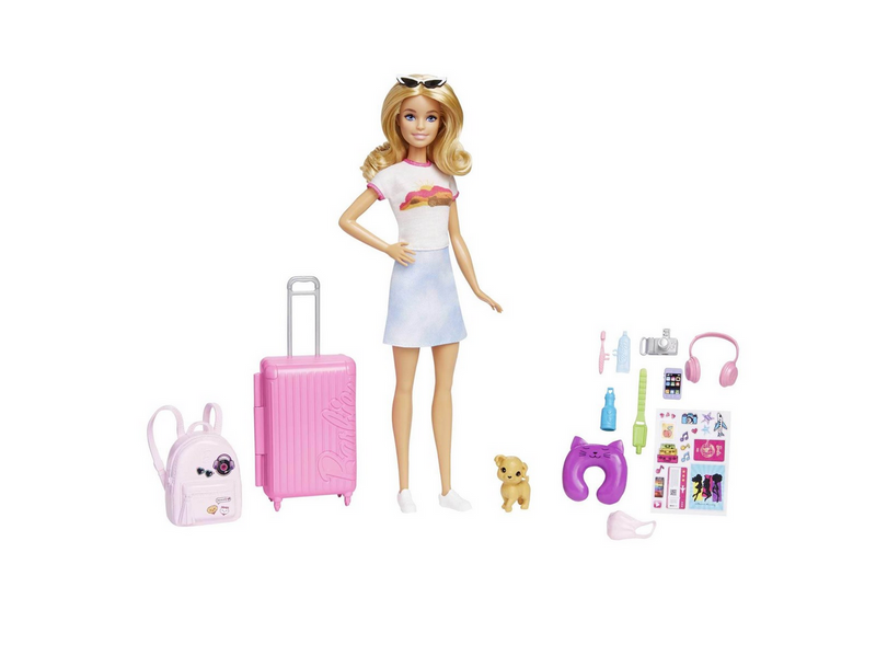 Barbie Travel Set With Puppy