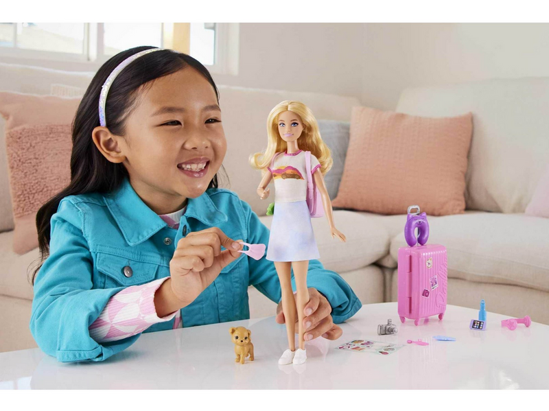 Barbie Travel Set With Puppy