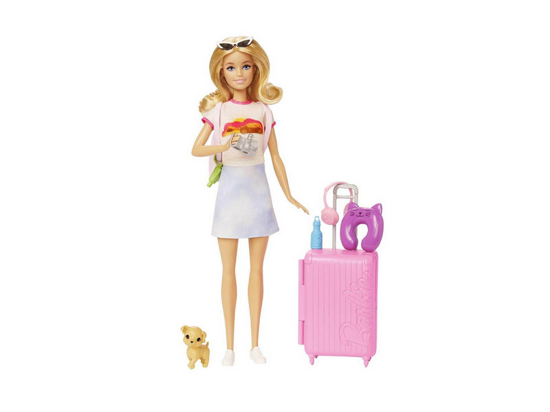 Barbie Travel Set With Puppy