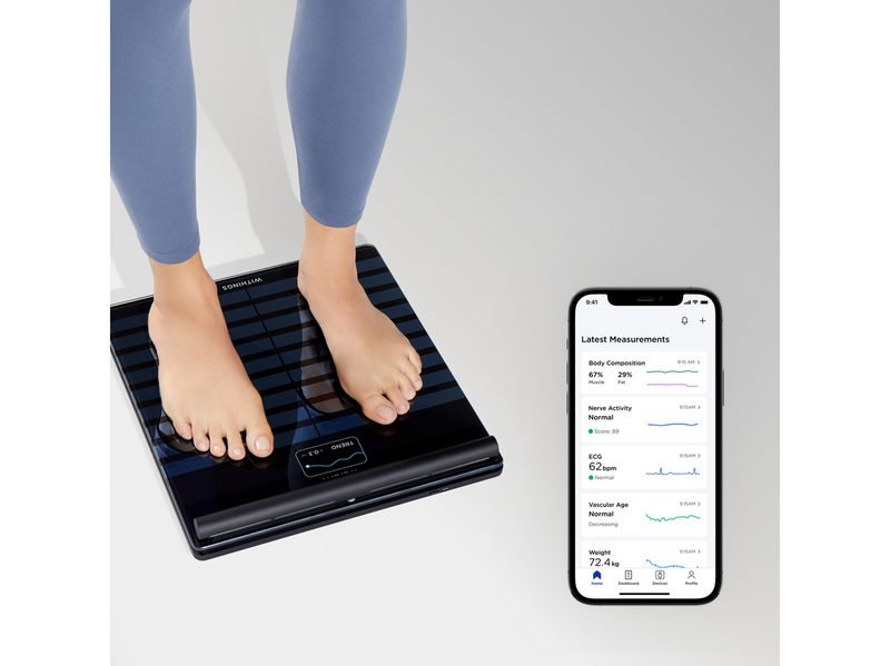 Withings Analysewaage Body Scan - Black