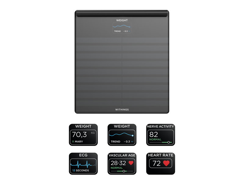 Withings Analysewaage Body Scan - Black