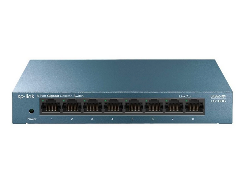 TP-Link LiteWave LS108G 8-Port 10/100/1000Mbps Desktop Network Switch