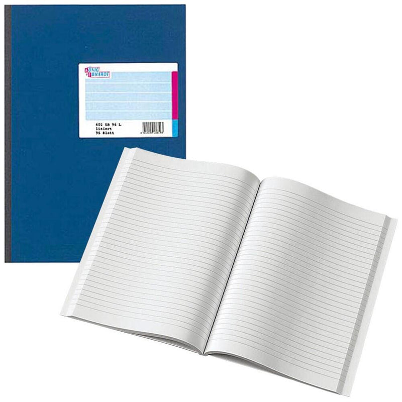 KÖNIG & EBHARDT Geschäftsbuch DIN A4 liniert, blau Softcover - 192 Seiten
