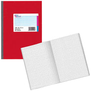 KÖNIG & EBHARDT Geschäftsbuch DIN A6 kariert, rot Softcover - 192 Seiten