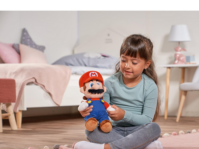Simba - SuMa Mario Plush 30cm - Teddybär & Kuscheltier