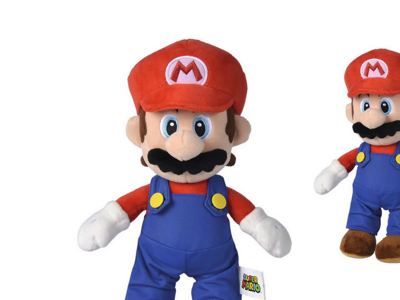Simba - SuMa Mario Plush 30cm - Teddybär & Kuscheltier