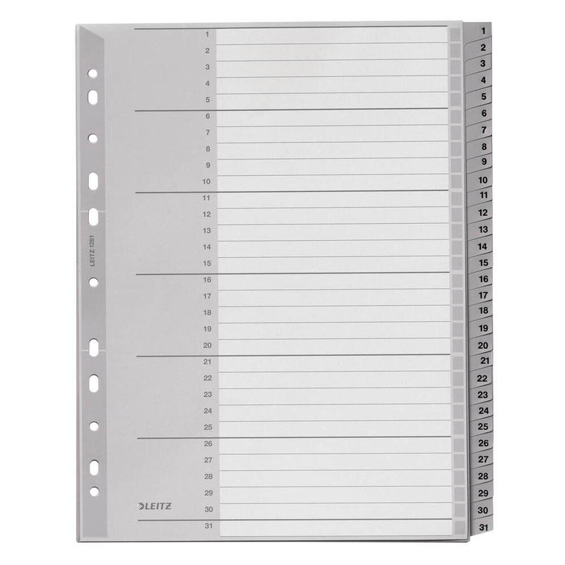 LEITZ Ordnerregister 1281 Vollformat - 1 Satz