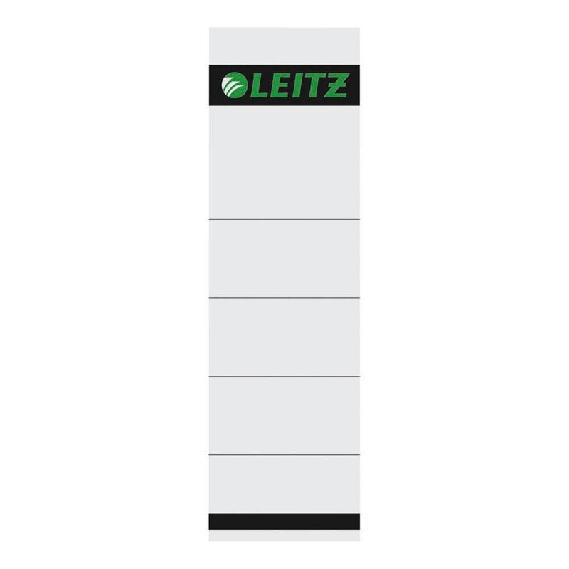 LEITZ Rückenschilder 8,0 cm Rückenbreite - grau - 10 Stück