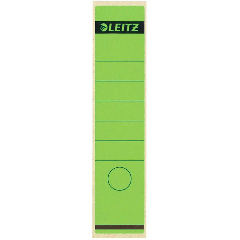 LEITZ Ordneretiketten 1640 grün für 8,0 cm Rückenbreite - 10 Stück