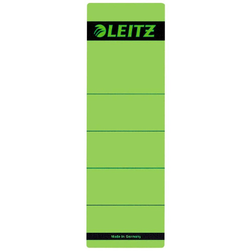 LEITZ Ordneretiketten 1642 grün für 8,0 cm Rückenbreite - 10 Stück