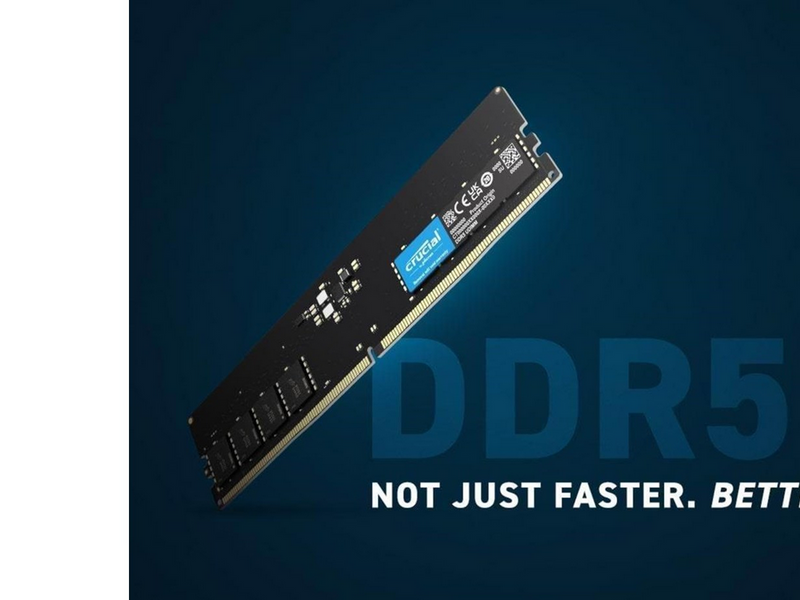 Crucial UDIMM DDR5-5600 - 64GB - CL46 - Dual Channel (2 pcs) - AMD EXPO & Intel XMP - Schwarz