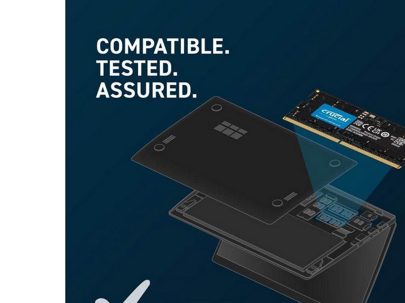 Crucial SODIMM DDR5-5600 - 64GB - CL46 - Dual Channel (2 pcs) - Schwarz