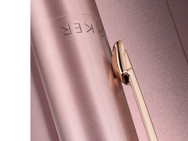Parker Jotter XL Kugelschreiber | Monochrome matte Roségold | mittlere Stiftspitze | blaue Tinte