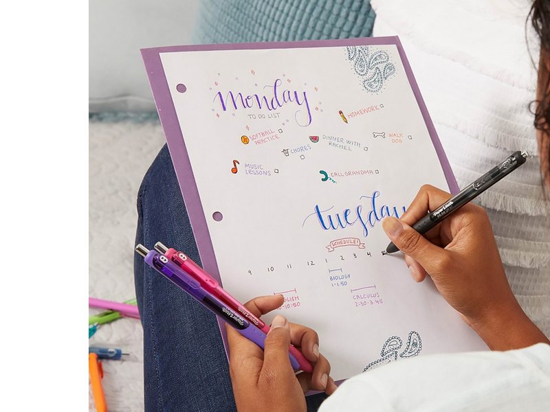 Paper Mate InkJoy Gelstifte | mittlere Spitze (0,7mm) | sortierte Farben | 14 Stück