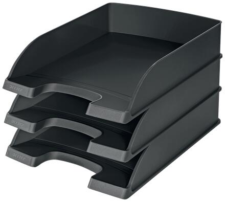 Leitz Plus Briefkorb für A4 - schwarz