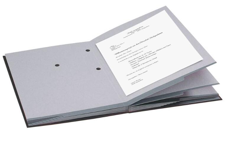 LEITZ Unterschriftenmappe 5700 20 Fächer - schwarz