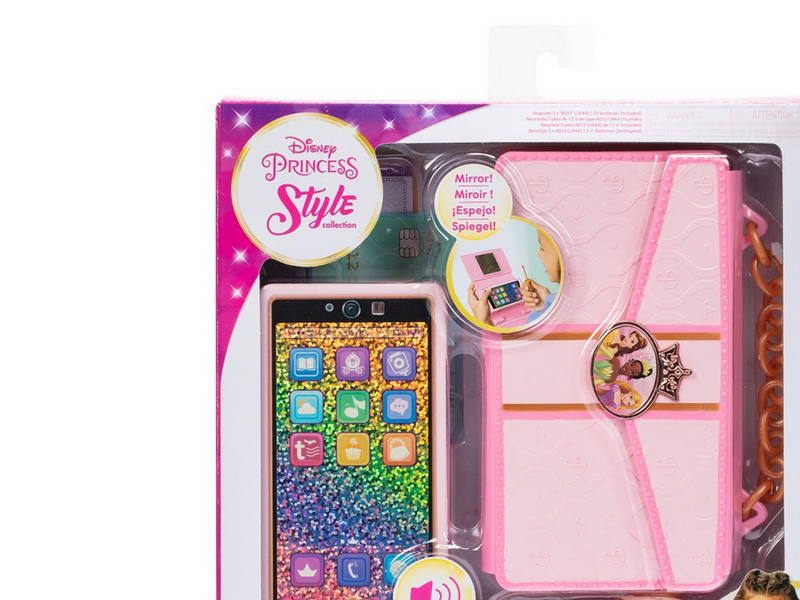 Jakks Disney Princess Style Collection Play Phone & Stylish Clutch