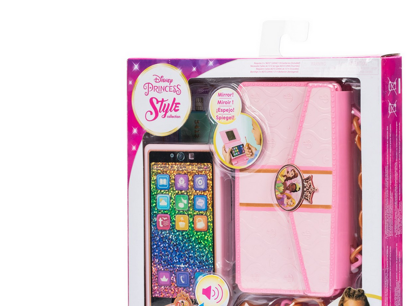 Jakks Disney Princess Style Collection Play Phone & Stylish Clutch