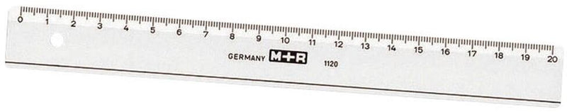M + R Lineal 20,0 cm - transparent