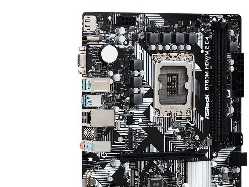 ASRock B760M-HDV/M.2 D4 Mainboard - Intel B760 - Intel LGA1700 - DDR4 RAM - Micro-ATX
