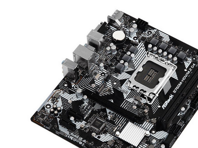 ASRock B760M-HDV/M.2 D4 Mainboard - Intel B760 - Intel LGA1700 - DDR4 RAM - Micro-ATX