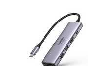 UGREEN 6-in-1 USB-C Multifunction Adapter with PD Charging