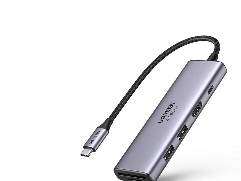 UGREEN 6-in-1 USB-C Multifunction Adapter with PD Charging