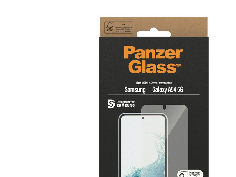 PanzerGlass Screen Protector Samsung Galaxy A54 5G | Ultra-Wide Fit